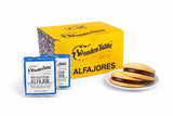 No Gluten Traditional Alfajor XL (GRAB & GO) box, filled with dulce de leche; gluten-free option displayed.