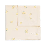 organic swaddle with lemons