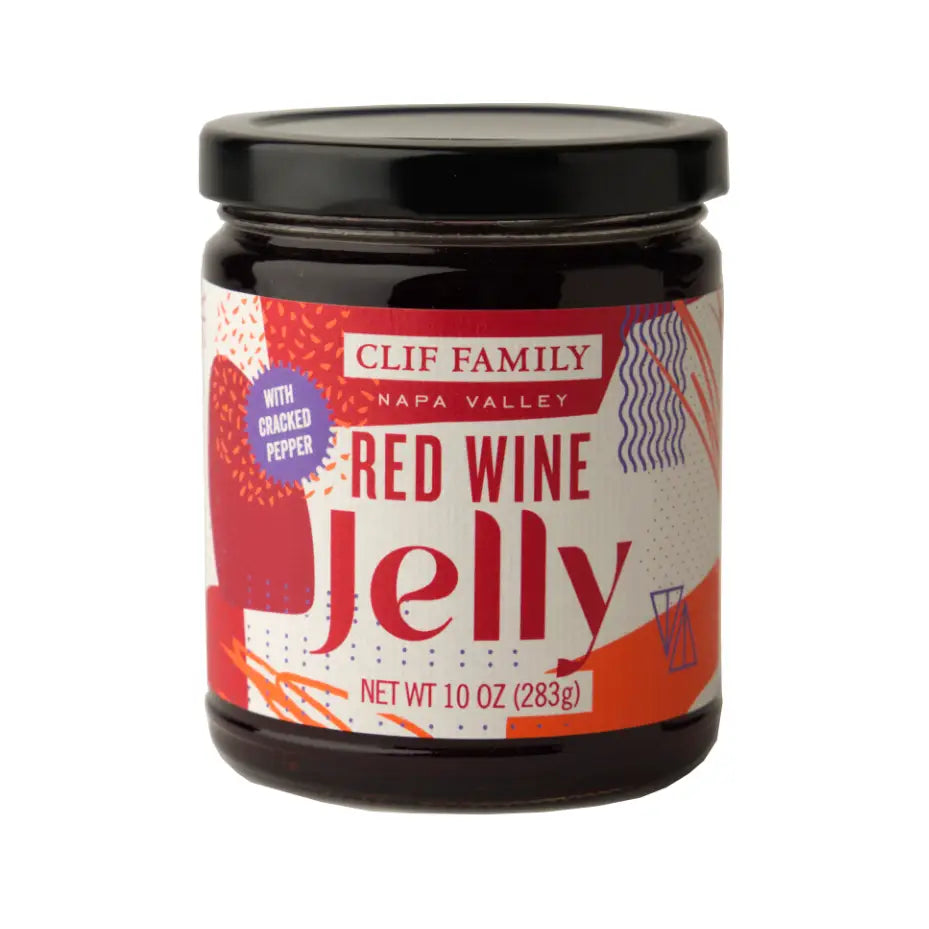 Clif Family Red Wine Jelly with Cracked Pepper Santa Barbara Company