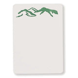 Mountain Letterpress Note Cards - Set of 8