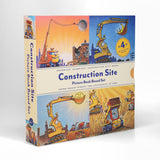 Construction Site Picture Book Boxed Set: fun bedtime stories with cartoon vehicles for builders ages 4 and up.