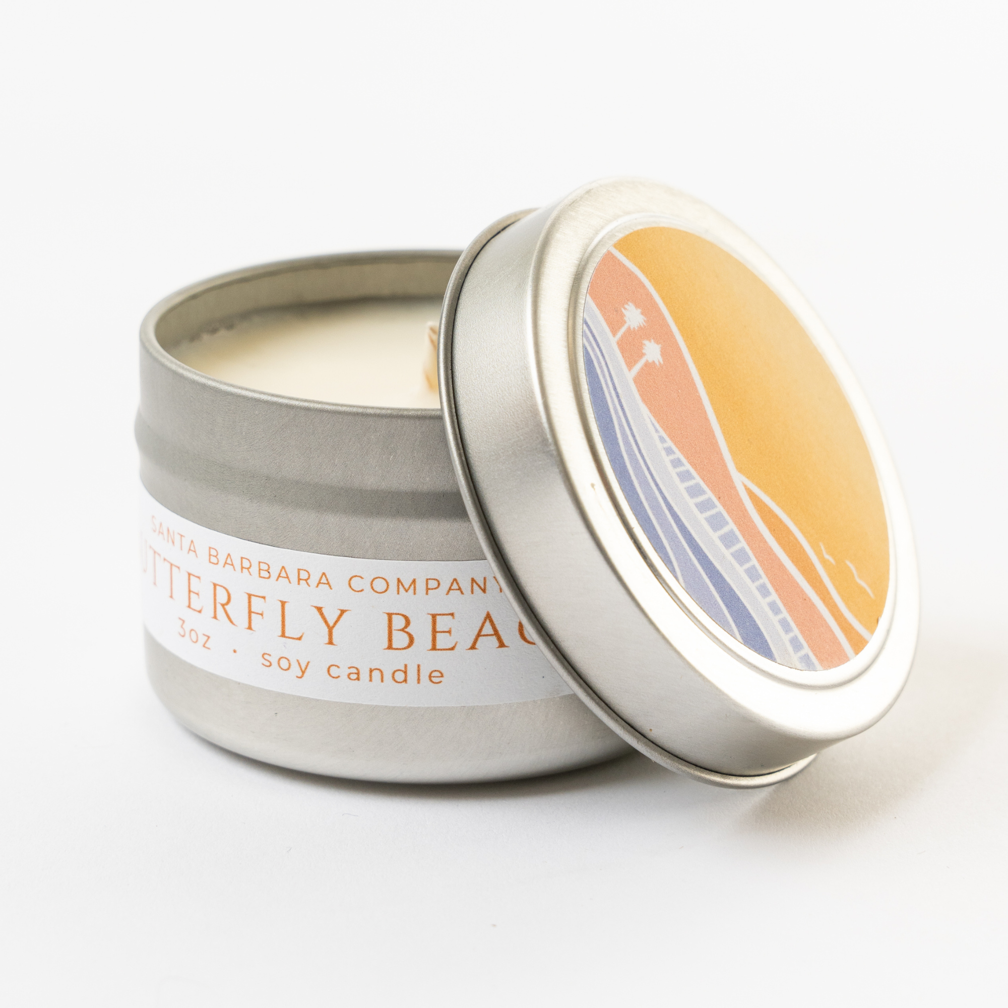 Butterfly Beach Travel Candle – Santa Barbara Company
