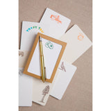 Sailboat Letterpress Note Cards - Set of 8