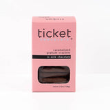 A pink "Milk Chocolate Caramelized Graham Crackers" box with a window holds milk chocolate cookies made with caramelized graham crackers and organic ingredients. Net weight: 4.5 oz (128g).