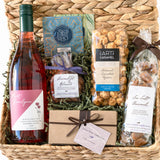 Verdant Reserve Gift Basket with Rosé of Pinot Noir