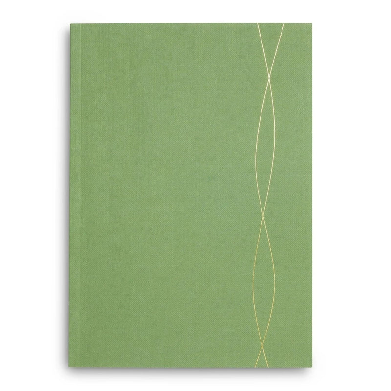 Green Lined Notebook