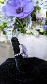 Raw Amethyst Statement Ring