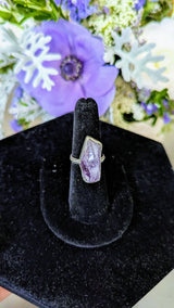 Raw Amethyst Statement Ring