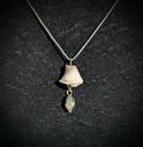 Australian White Opal Necklace