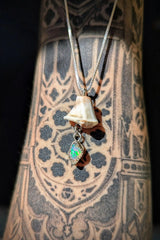 Australian White Opal Necklace