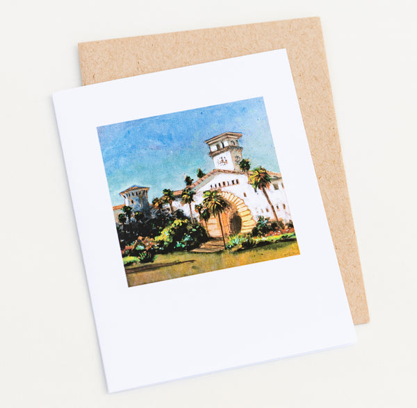 Courthouse Painting Note Card