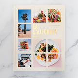 Eat California: Vibrant Recipes from the West Coast is a cookbook by Vivian Lui, featuring a collage of colorful dishes, palm trees, and coastal scenes that celebrate California’s food culture.