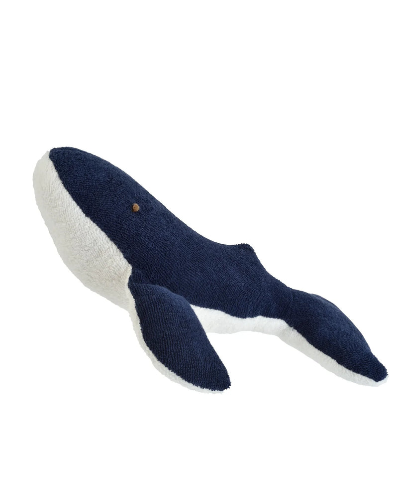Humphrey the whale organic cotton baby toy