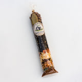 A clear plastic bag of Santa Barbara Soups Vegetable Bean Chili, filled with a colorful mix of dried beans, herbs, and spices, is shown against a white background.