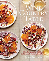 The cover of Wine Country Table features plates of salad with beets, cheese, and greens next to white wine glasses—highlighting recipes from California’s wine country.
