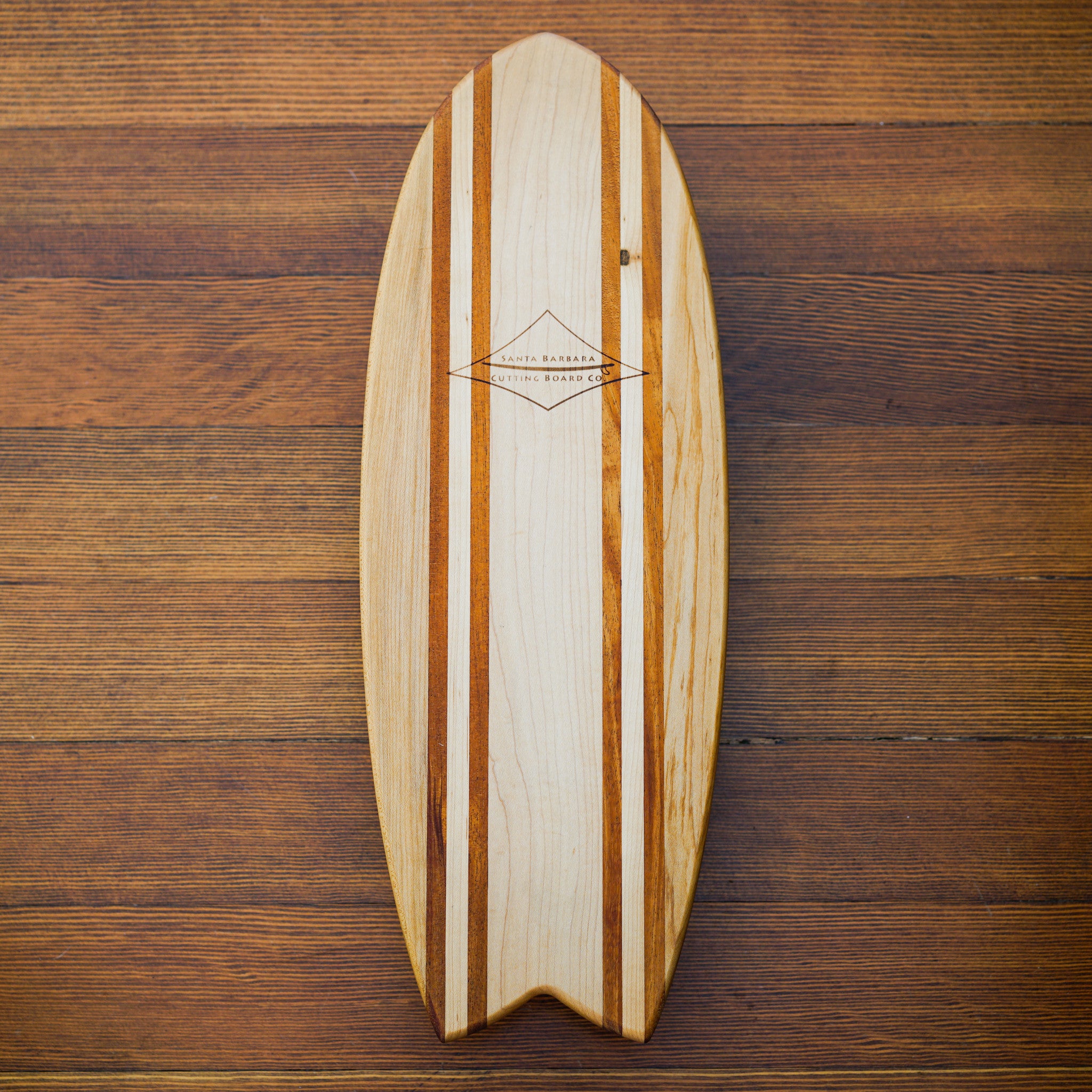 Big Fish Surfboard Inspired Cutting Board, Coastal Kitchen
