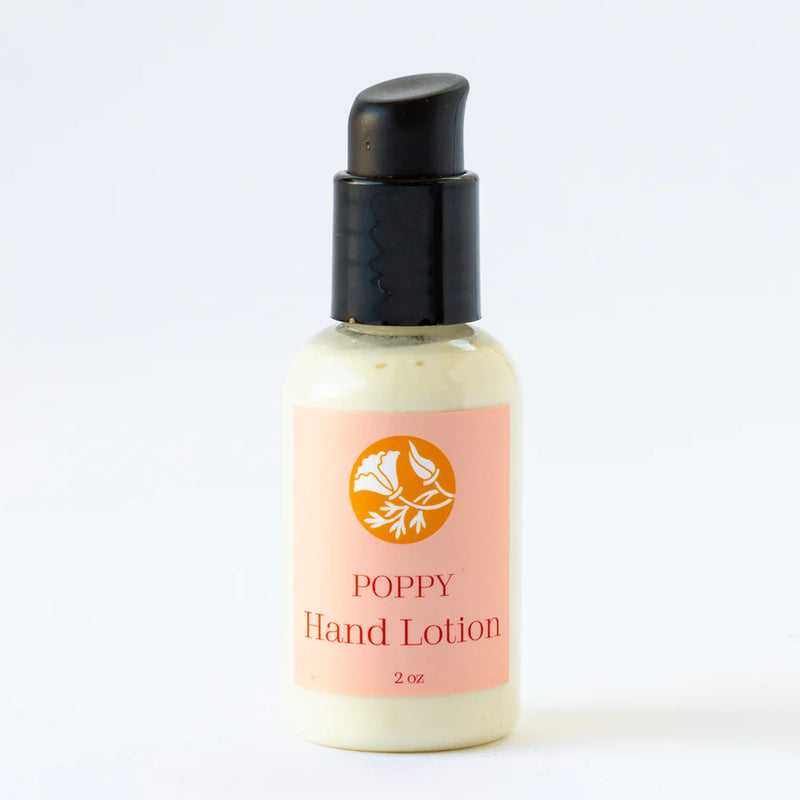 Poppy Essential Oil Hand Lotion: