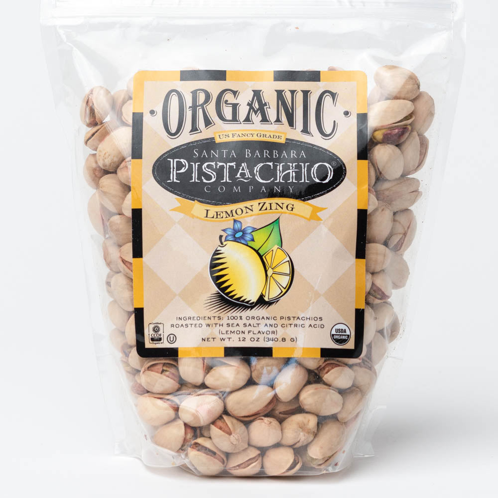 Santa Barbara Pistachio Company Lemon Zing Organic Pistachios