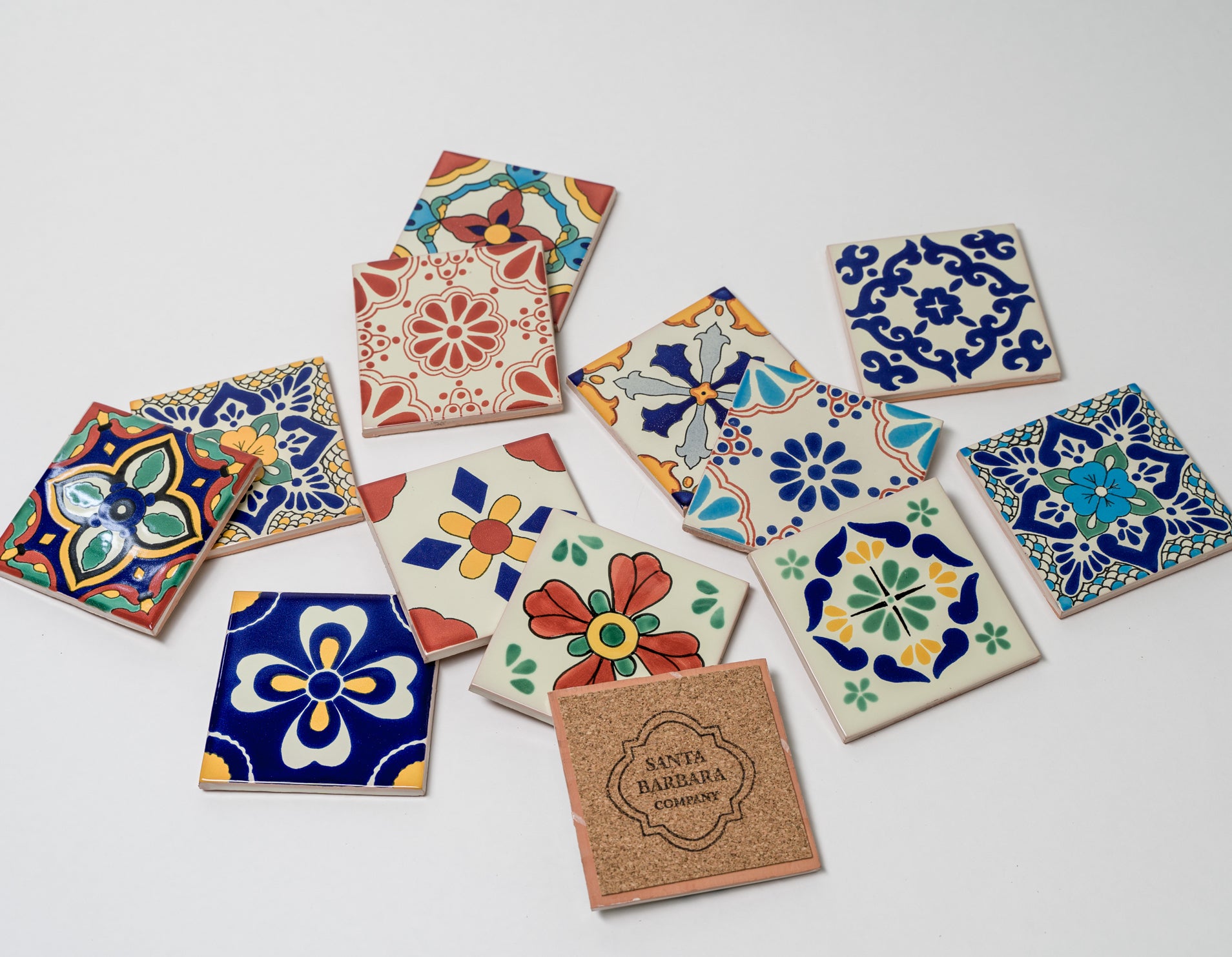 Ceramic Tile Coasters  Santa Barbara Event Favors – Santa Barbara