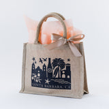 Santa Barbara Skyline Small Tote in Navy
