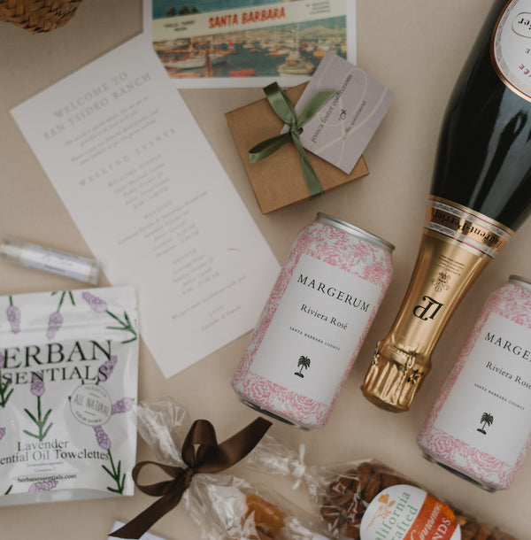 San Ysidro Ranch Lavender Inspired Wedding Welcome Gifts