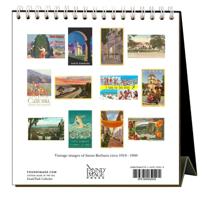 Santa Barbara Easel Desk Calendar 2024 Santa Barbara Company