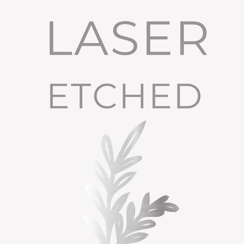 Setup Fee: Laser Etching