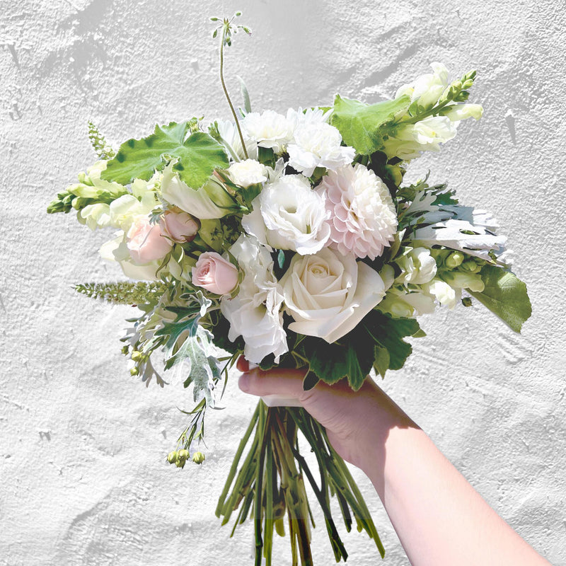 Courthouse Wedding Flower Bouquet + Boutonniere