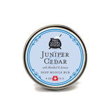 Muscle Therapeutic Rub with Deep Juniper and Arnica jar