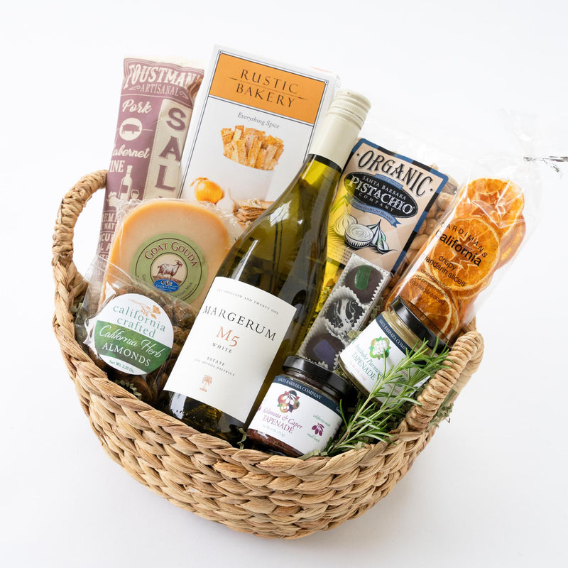 Wine & Hors D'oeuvres Basket