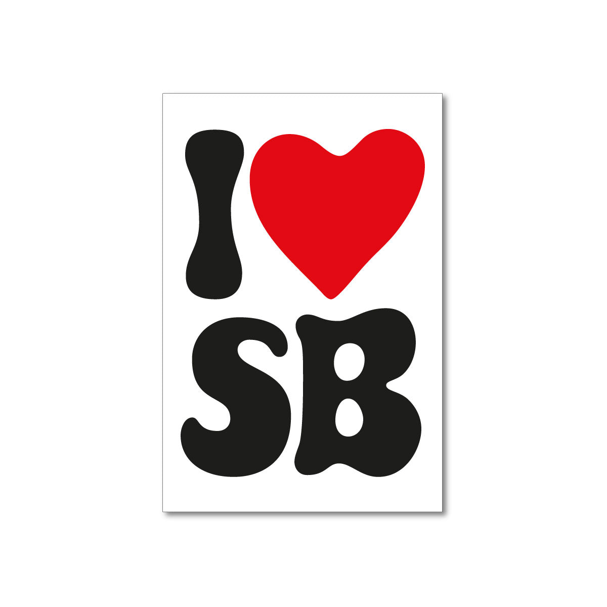Sb Sticker I love SB Sticker – Santa Barbara Company