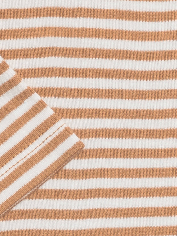 Organic Ginger Stripe Baby Bodysuit