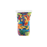 Extra Loops for Potholder Loom Kit, PRO size mini pack of multicolor cotton loops in a clear bag with a Friendly Loom label
