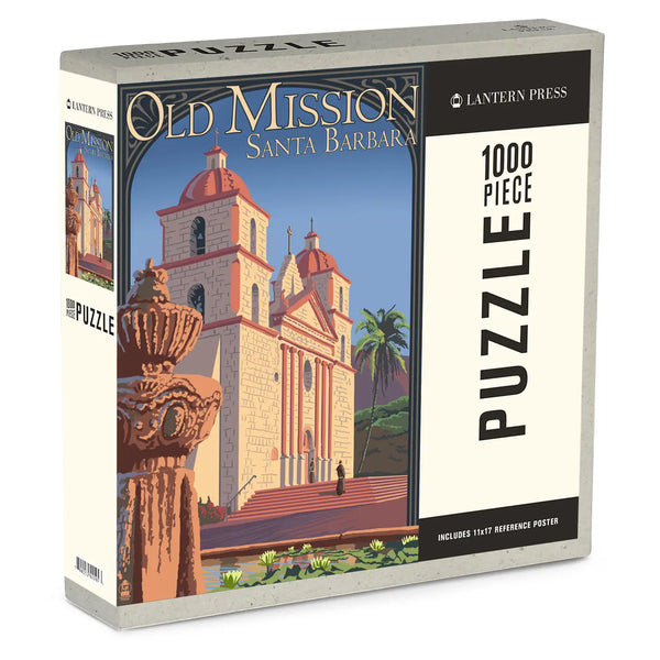 1000 Piece Santa Barbara Mission Puzzle – Santa Barbara Company