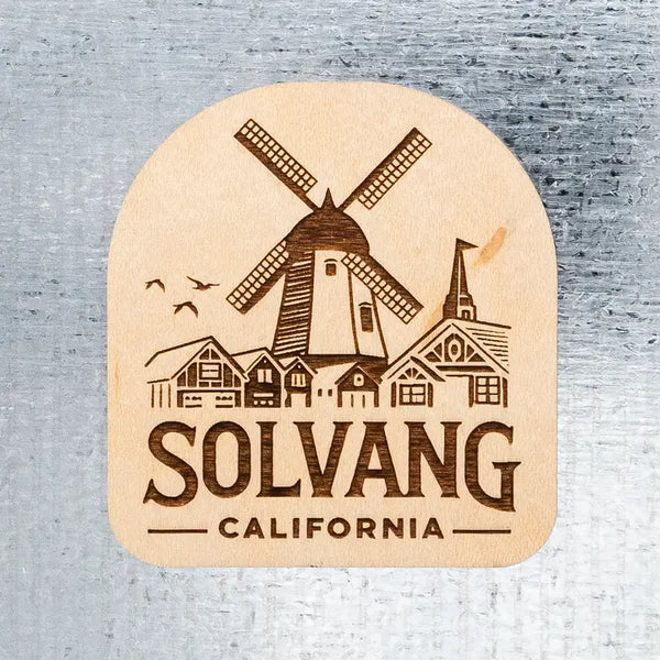Solvang Wood Magnet