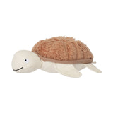 Out of My Shell Earth Friendly Turtle Dog Toy features a soft brown shell, cream head, and a cute smiling face.
