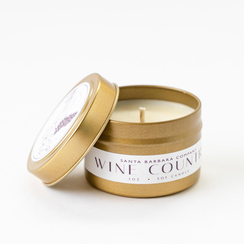 Wine Country Travel Candle