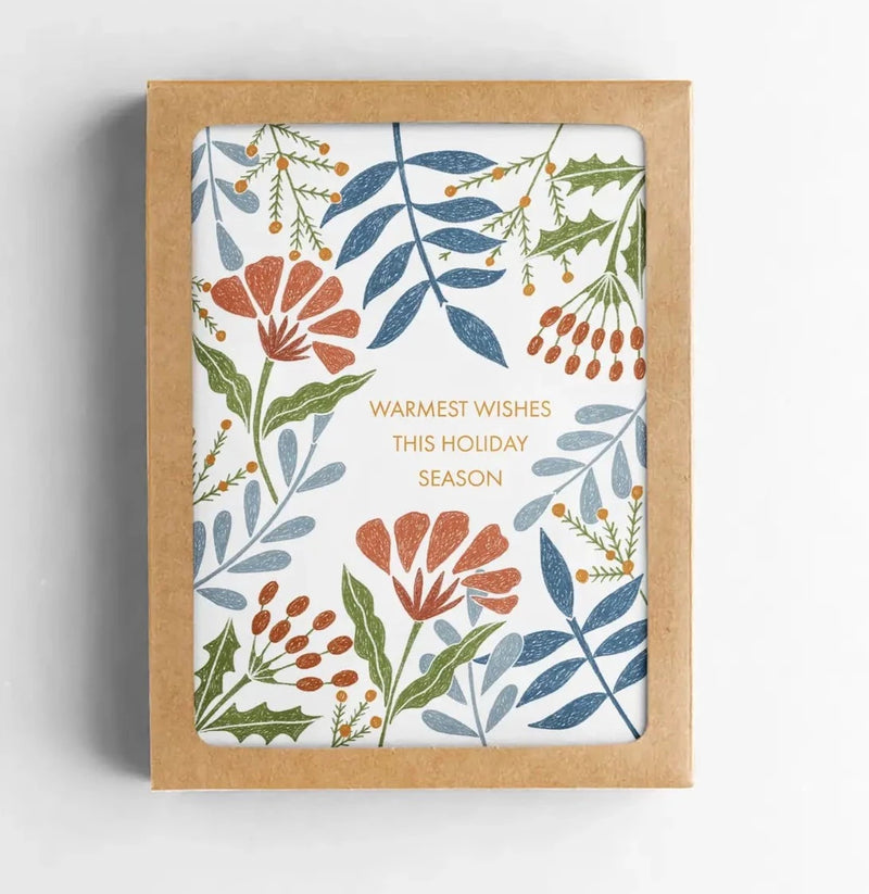 Warmest Wishes Floral Card