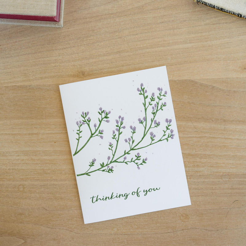 Ceanothus Thinking of You Note Card