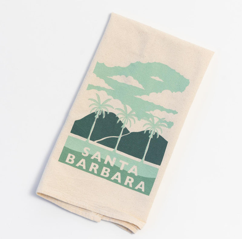 santa barbara kitchen towel