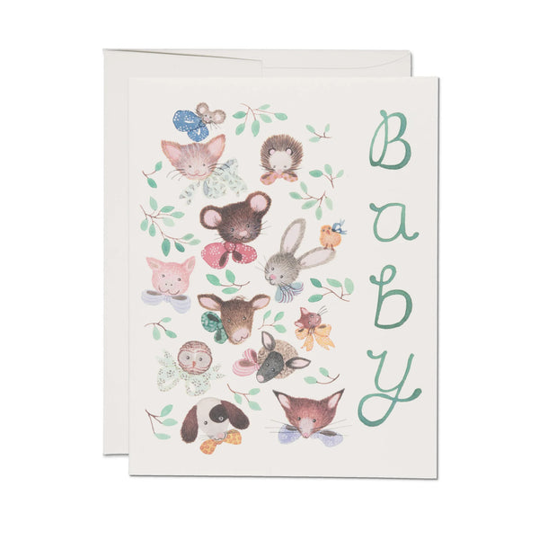 Baby Pink Noses Note Card