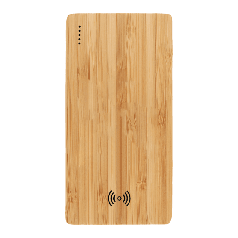 Custom Logo Bamboo Power Bank