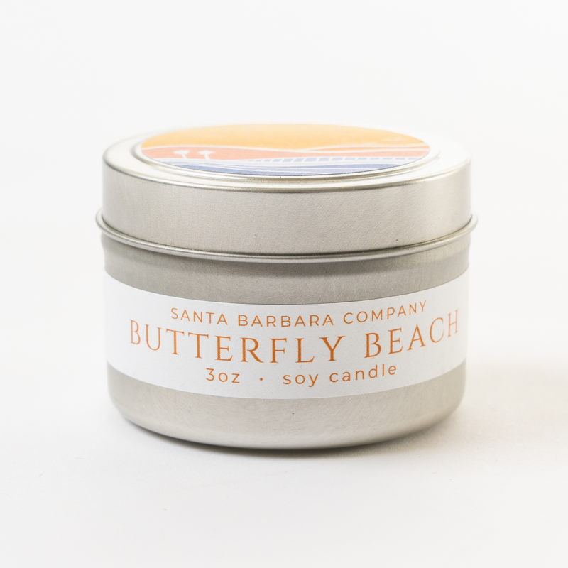Butterfly Beach Travel Candle – Santa Barbara Company