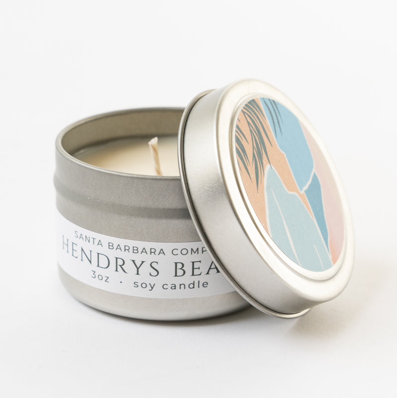 Hendry's Beach Travel Candle | Santa Barbara Company