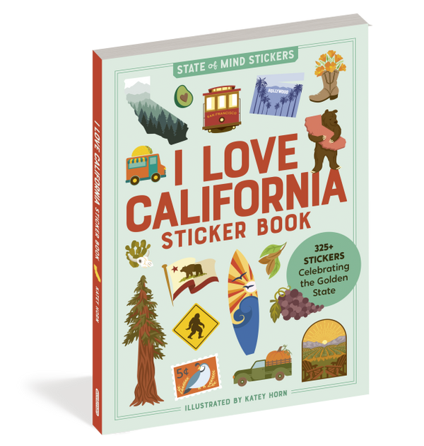 I LOVE CALIFORNIA♡ I Love California Sticker Book – Santa Barbara Company