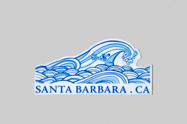 Shred Santa Barbara Sticker