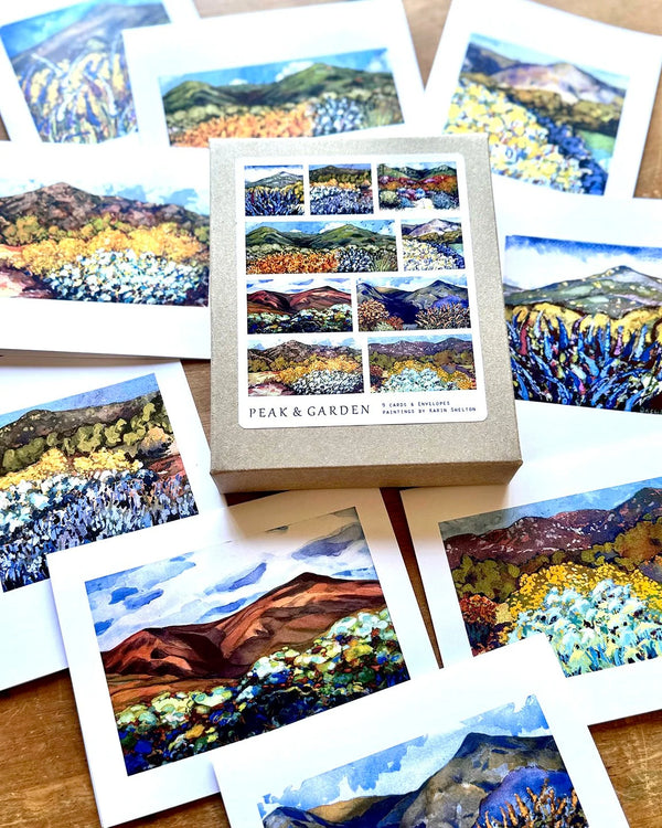 Peak and Garden Images Note Cards