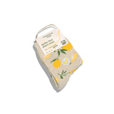 Kids Socks that Plant Trees - Lemons: beige socks with lemon patterns 