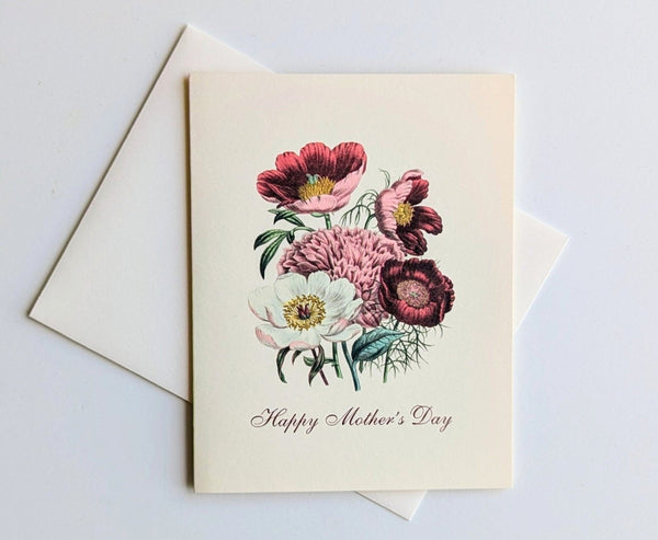 Happy Mother's Day Peony Note Card