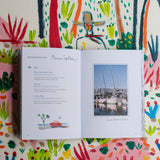 Santa Barbara Guide Book: An illustrated journal with local tips and a photo of boats at the harbor
